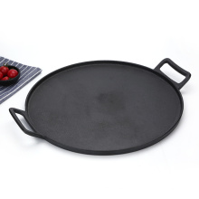 14 inch black cast iron pizza pan